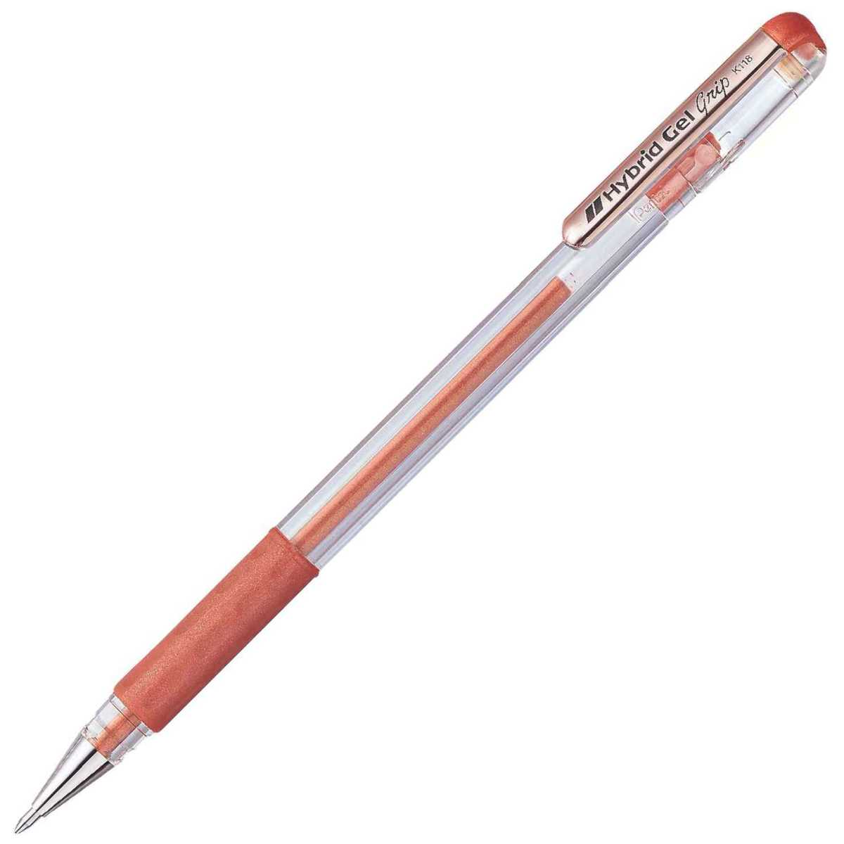 PENTEL Gelschreiber Hybrid K118 bronze 0,4mm