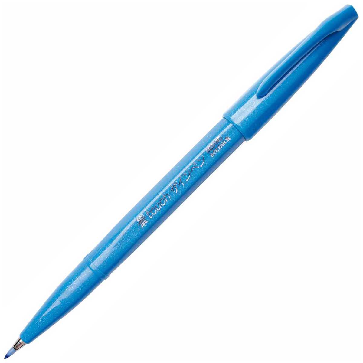 PENTEL Faserschreiber Sign Pen Brush 0,2 - 2,0mm hellblau