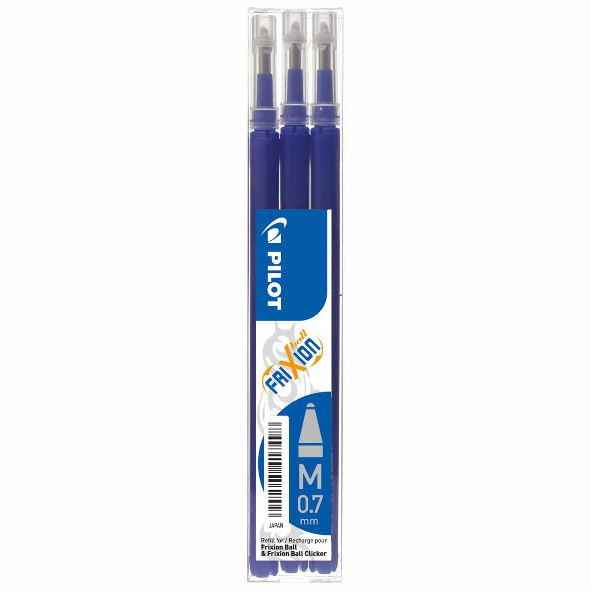 PILOT FriXion Ball Ersatzmine 0,7mm blau 3 Stück