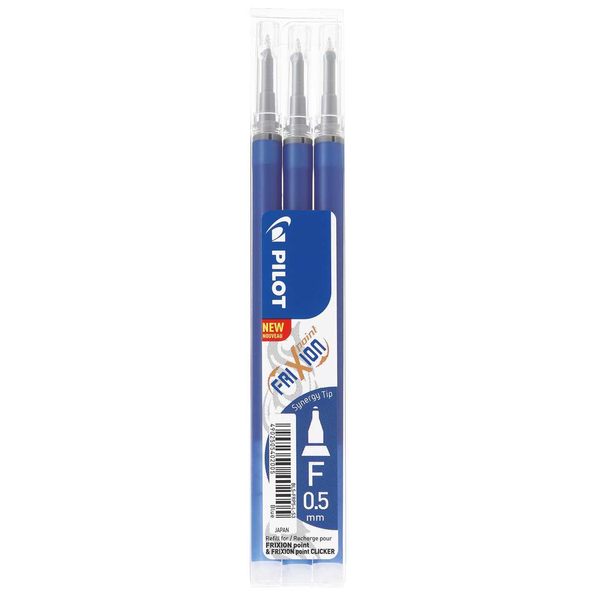 PILOT FriXion Needle Point Ersatzmine 0,5mm blau 3 Stück