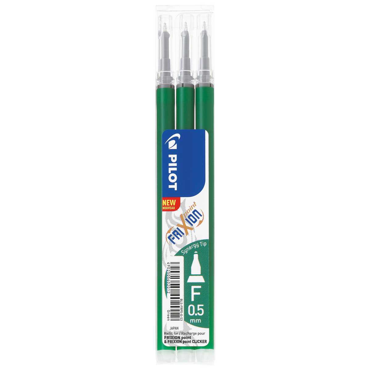 PILOT FriXion Needle Point Ersatzmine 0,5mm grün 3 Stück