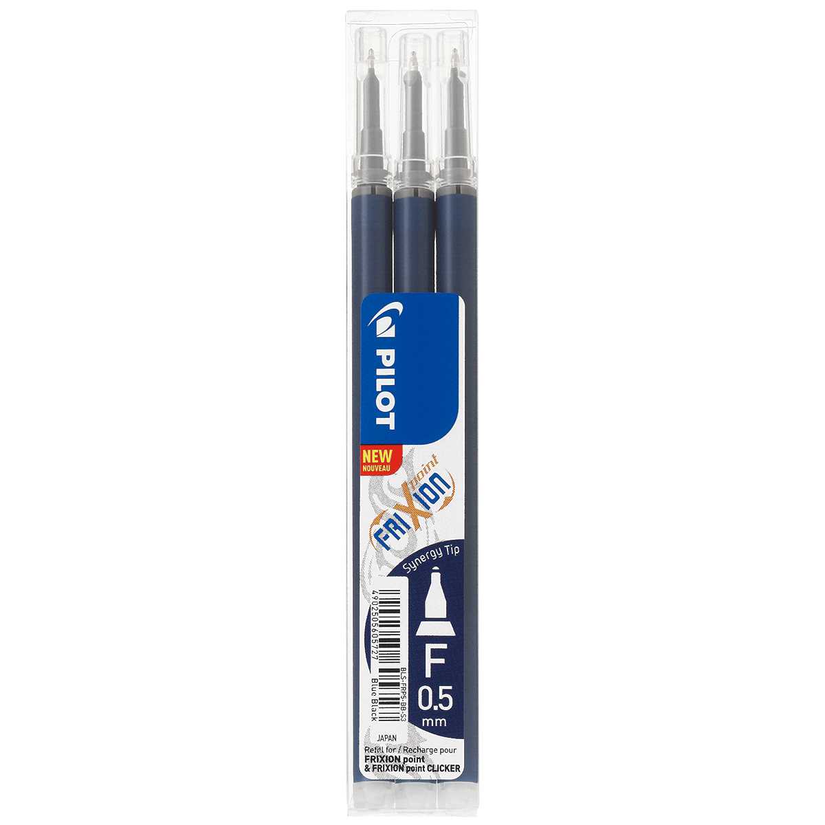 PILOT FriXion Needle Point Ersatzmine 0,5mm blauschw 3 St