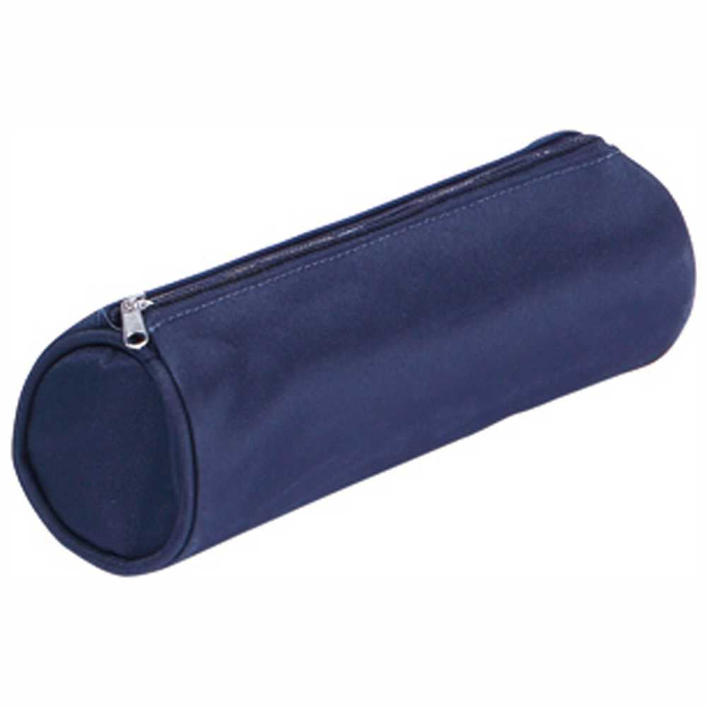 PAGNA Schlampermäppchen Basic rund dunkelblau