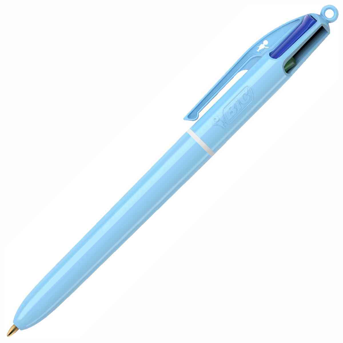 BIC 4-Farb-Kugelschreiber 4Colours Pastell blau