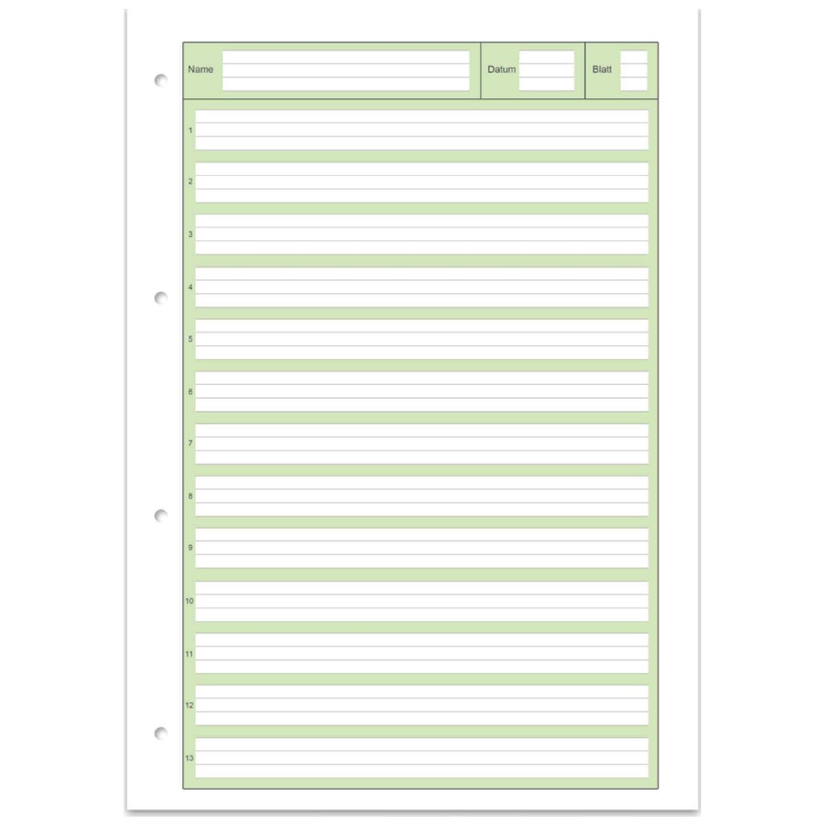 STAUFEN Arbeitsblätterblock STYLE A4 LIN 1 liniert (1. Klasse) 50 Blatt