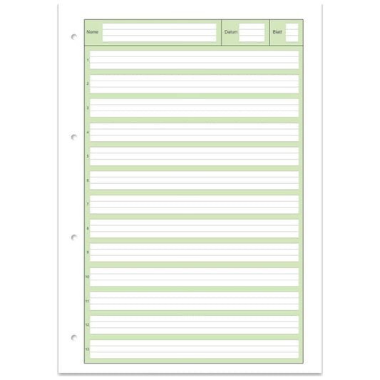 STAUFEN Arbeitsblätterblock STYLE A4 LIN 1 liniert (1. Klasse) 50 Blatt