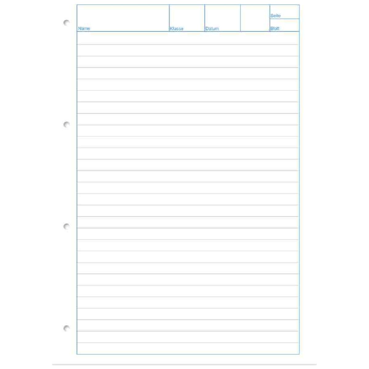 STAUFEN Arbeitsblätterblock STYLE A4 LIN 21 liniert (ab 4. Klasse) 50 Blatt