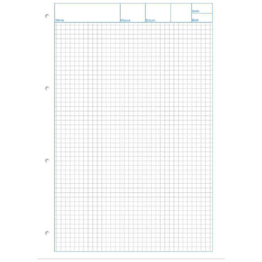 STAUFEN Arbeitsblätterblock STYLE A4 LIN 22 kariert (ab 2. Klasse) 50 Blatt
