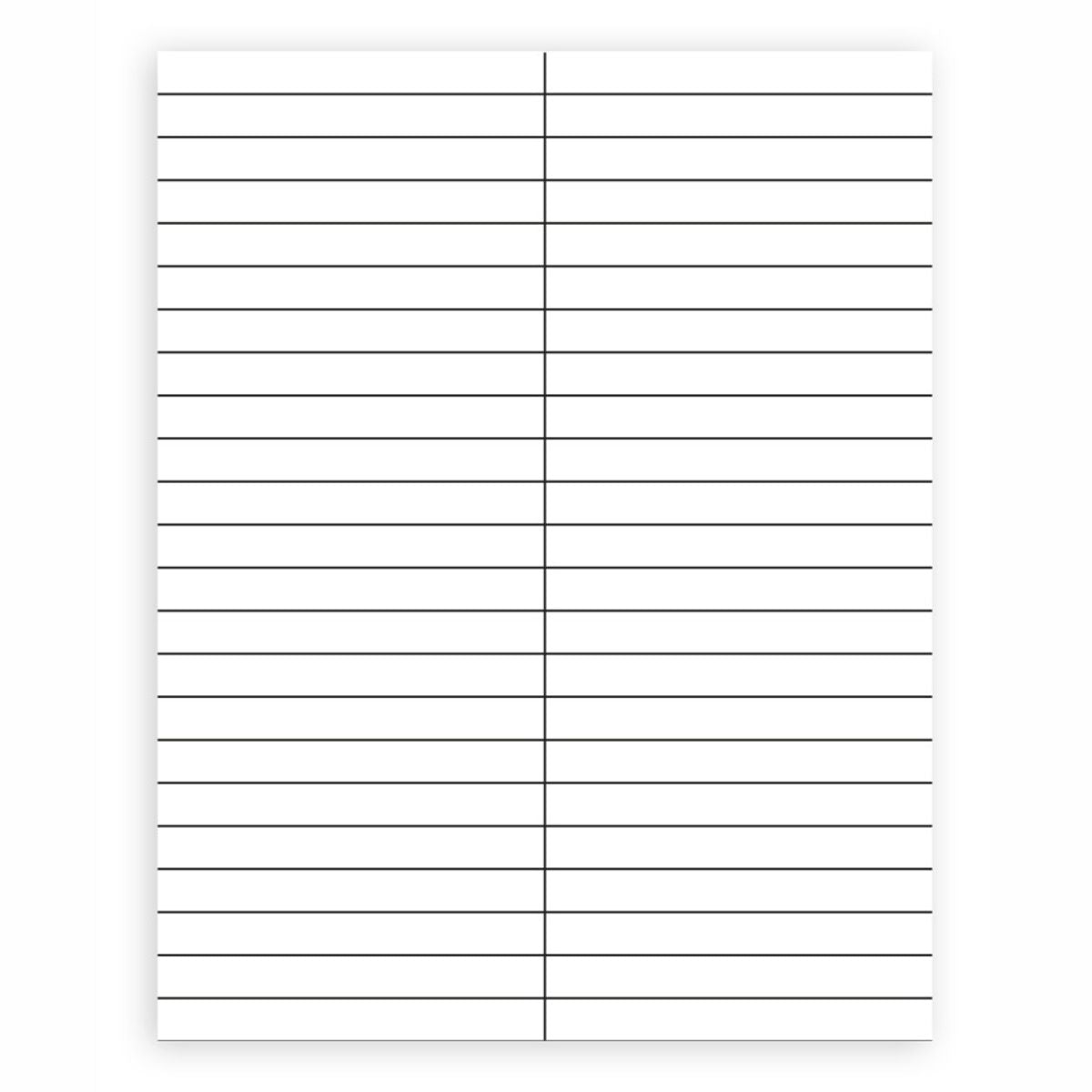 STAUFEN Spiralblock A5 mit Mittellinie Stenoblock / Vobabelblock 40 Blatt