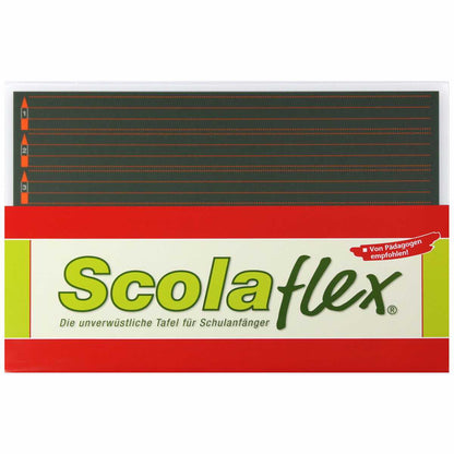 SCOLAFLEX Schülertafel VA Übungslineatur + kariert 7mm 20040