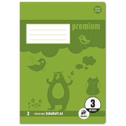 STAUFEN Premium Heft A4 16 Blatt LIN 3