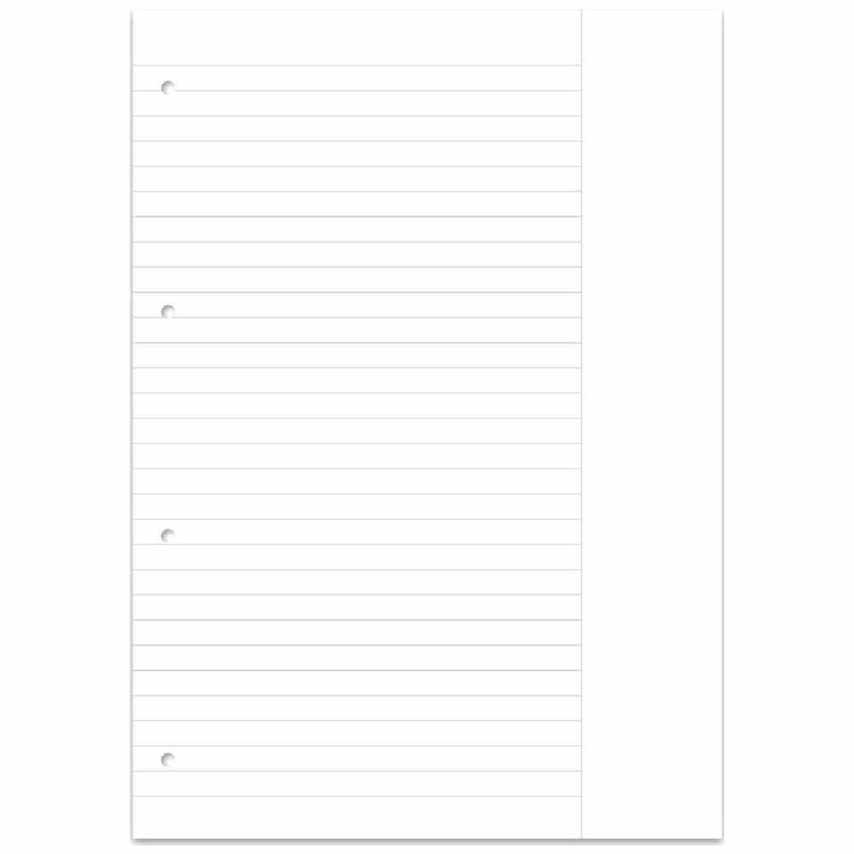 STAUFEN Premium Ringbucheinlage A4 50 Blatt LIN 25 liniert mit Rand