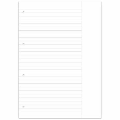 STAUFEN Premium Ringbucheinlage A4 50 Blatt LIN 25 liniert mit Rand