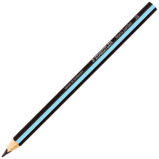 STAEDTLER Bleistift Noris jumbo 2B schwarz / blau