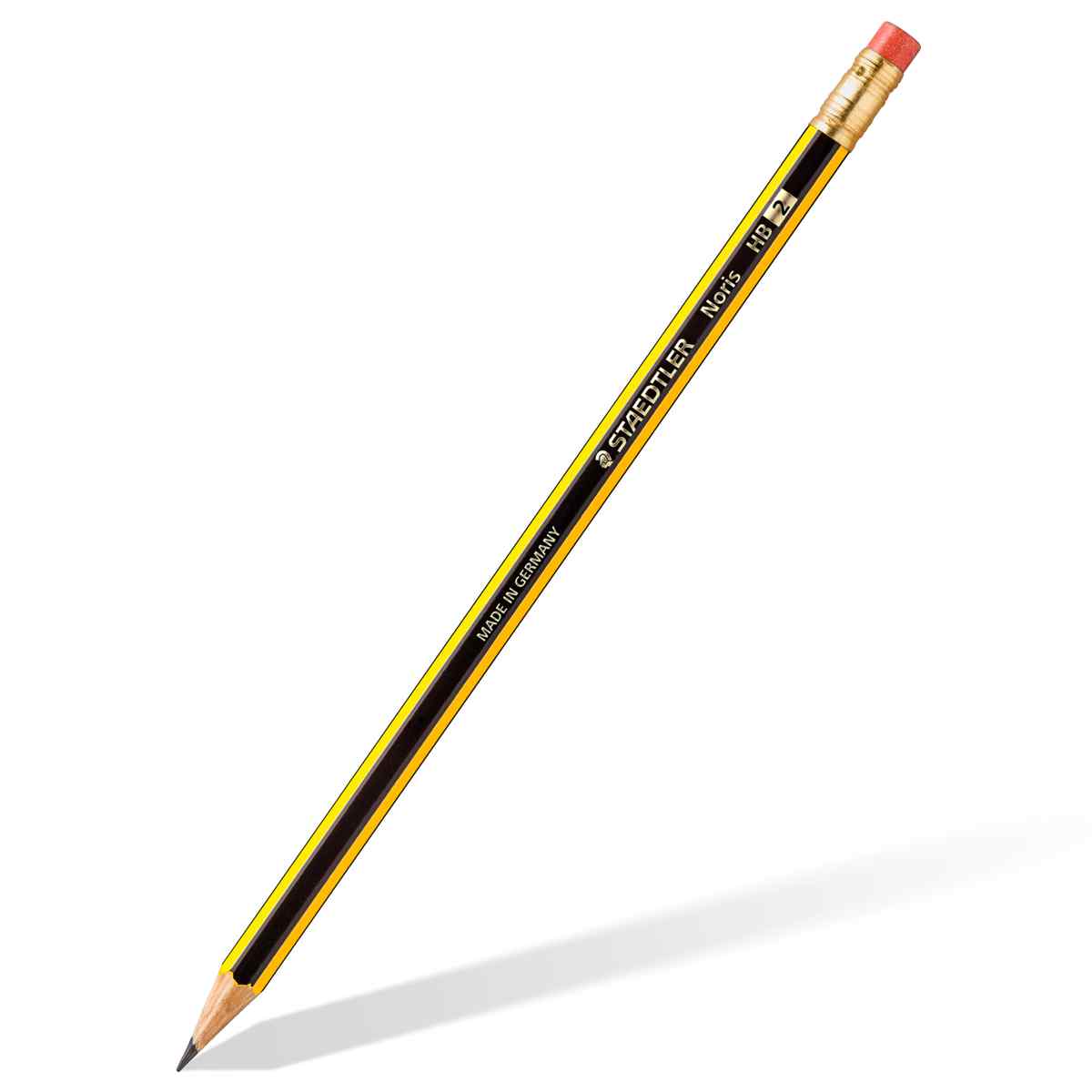 STAEDTLER Bleistift Noris 122 Nr. 2 mit Radiergummi 2+1 SPARPACK