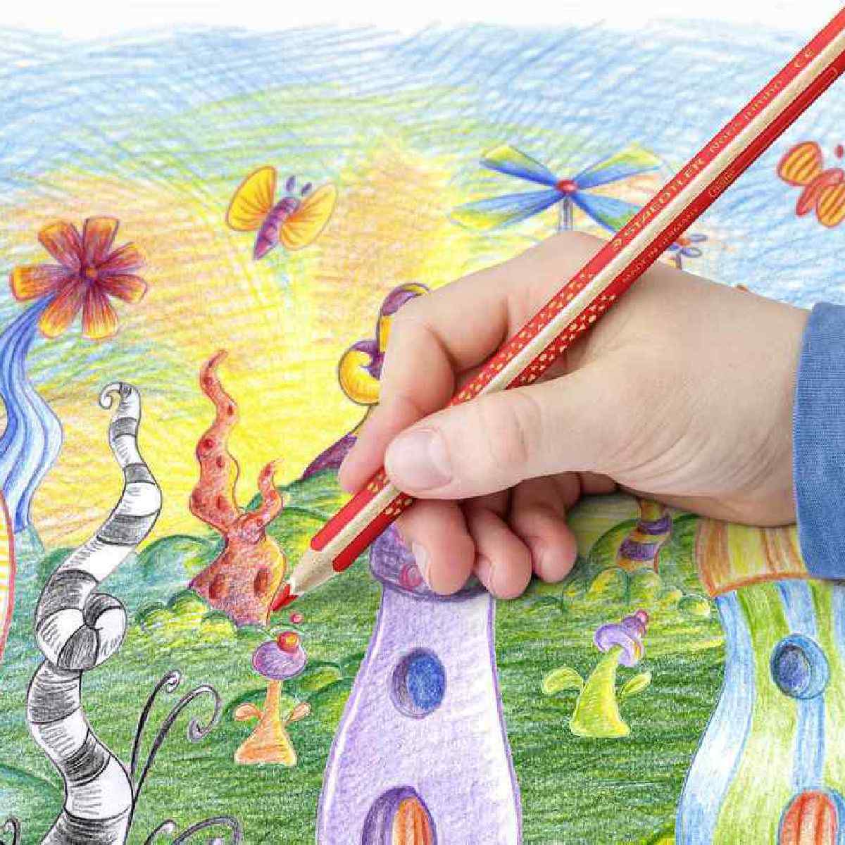 STAEDTLER Farbstift Noris jumbo 1284-0 weiß