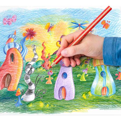 STAEDTLER Farbstift Noris jumbo 1284-2 rot