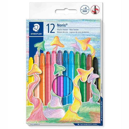 STAEDTLER Wachsmalkreide Wachs Twister 221NWP12 12 Stück