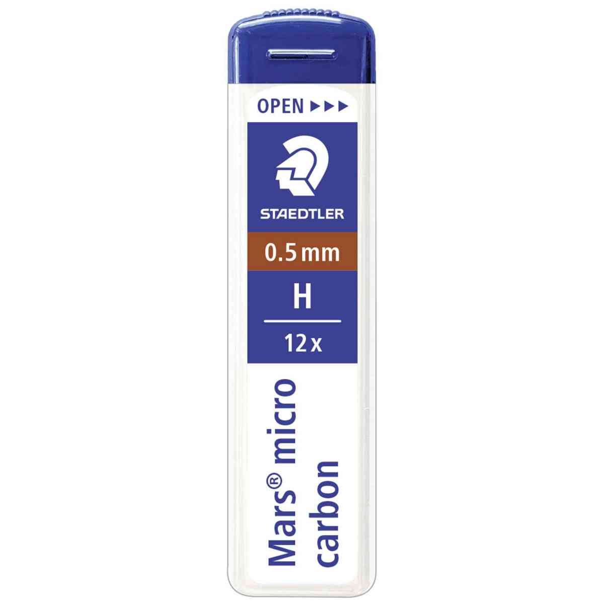 STAEDTLER Druckbleistiftmine 0,5mm H 12 Stück