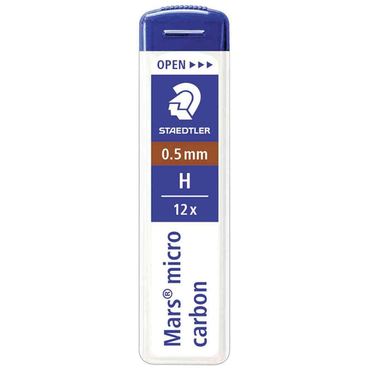 STAEDTLER Druckbleistiftmine 0,5mm H 12 Stück