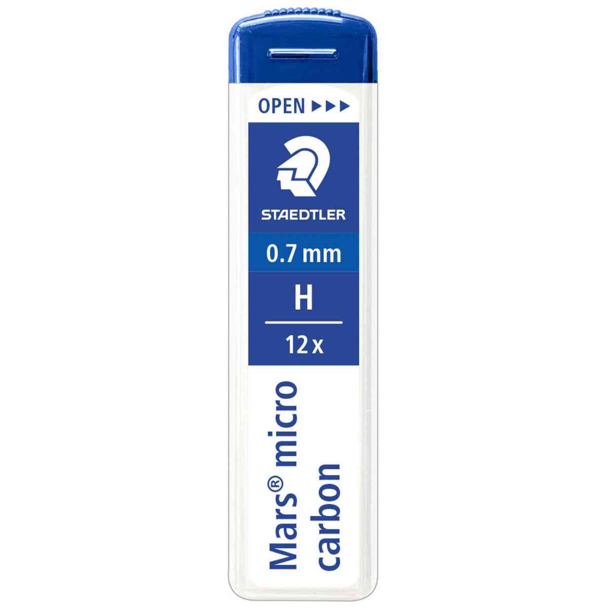 STAEDTLER Druckbleistiftmine 0,7mm H 12 Stück