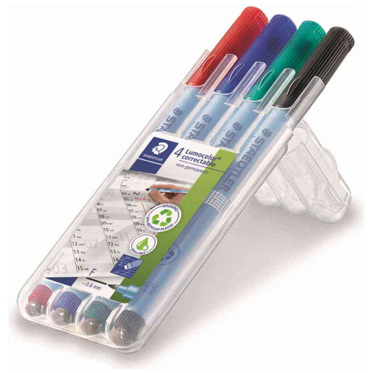 STAEDTLER Folienstift correct 305 F 0,6mm 4 Stück
