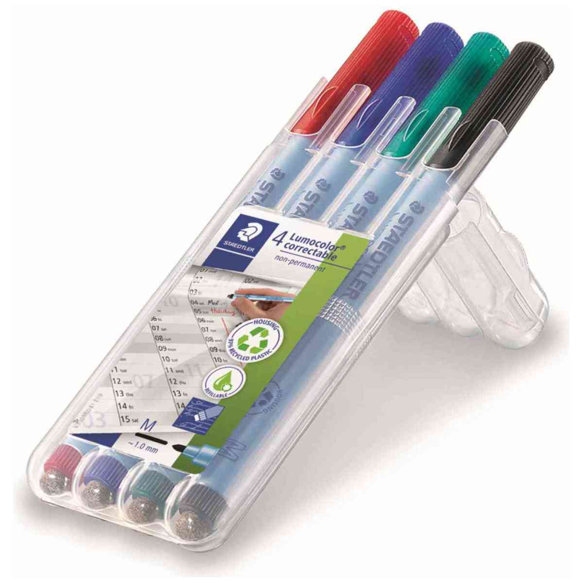 STAEDTLER Folienstift correct 305 M 1,0mm 4 Stück