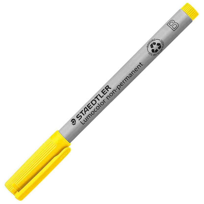 STAEDTLER Folienstift Lumocolor 312 B 1-2,5mm non permanent gelb
