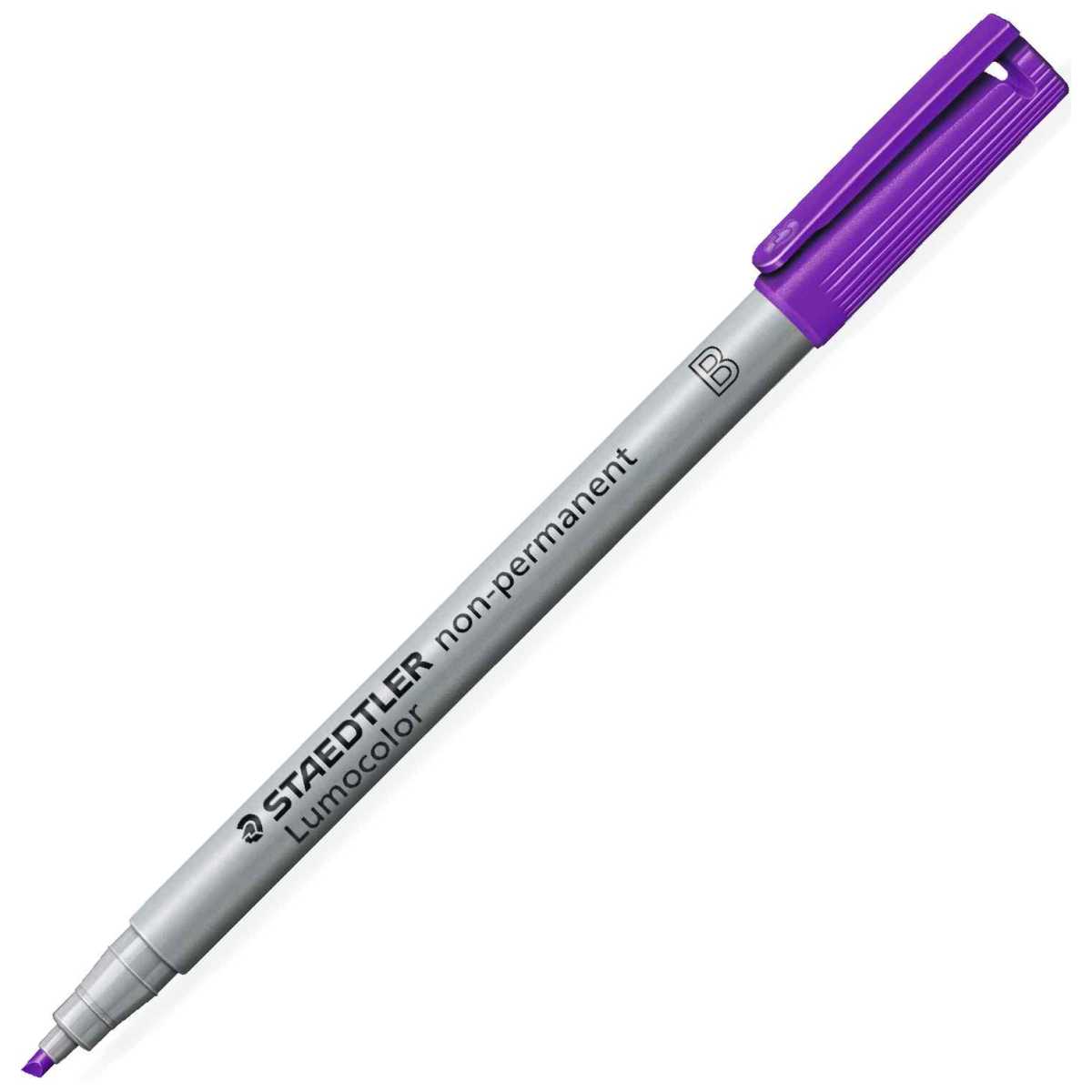 STAEDTLER Folienstift Lumocolor 312 B 1-2,5mm non permanent violett