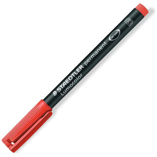 STAEDTLER Folienstift Lumocolor 314 B 1-2,5mm permanent rot