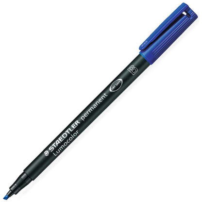 STAEDTLER Folienstift Lumocolor 314 B 1-2,5mm permanent blau
