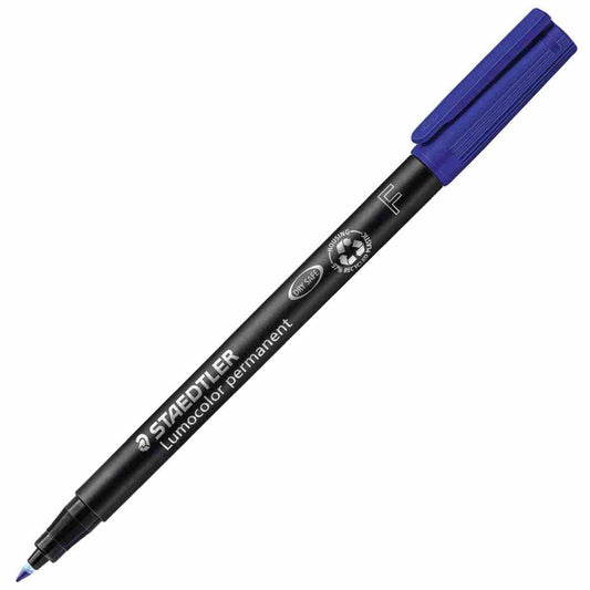 STAEDTLER Folienstift Lumocolor 318 F 0,6mm permanent blau
