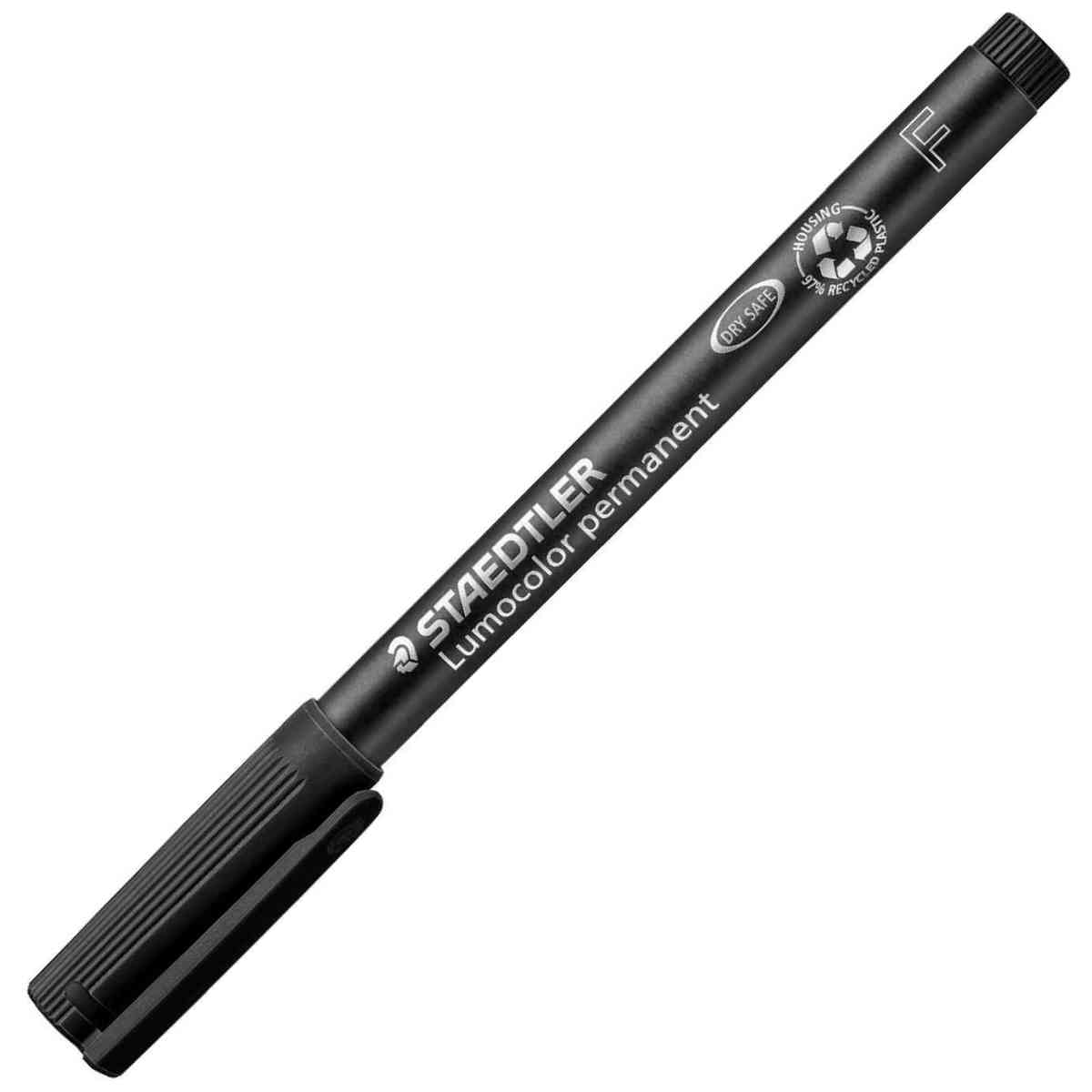 STAEDTLER Folienstift Lumocolor 318 F 0,6mm permanent schwarz