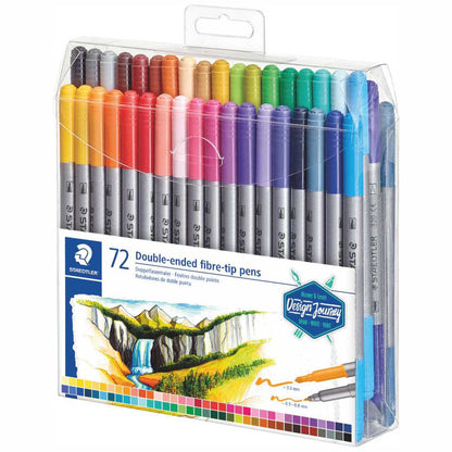 STAEDTLER Fasermaler duo 3200 TB72 - 72 Farben