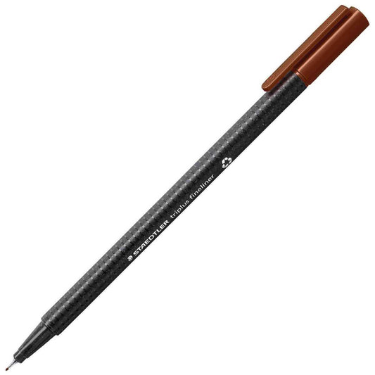 STAEDTLER Fineliner triplus 334-76 0,3mm van-Dyke-braun