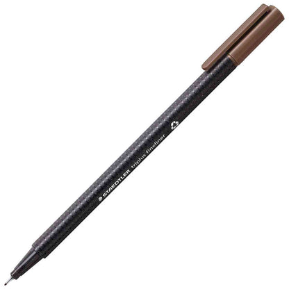 STAEDTLER Fineliner triplus 334-77 0,3mm sepia coloriert