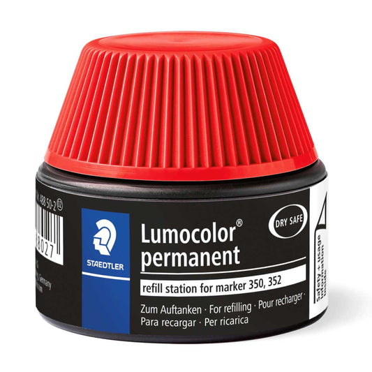STAEDTLER Refill Station / Nachfülltinte 488 50 für Lumocolor permanent rot