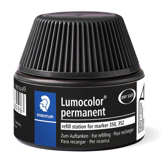STAEDTLER Refill Station / Nachfülltinte 488 50 für Lumocolor permanent schwarz