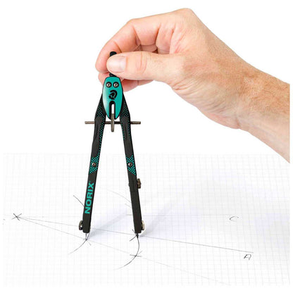 STAEDTLER Zirkel Set NORIX 555 grün + Minen + Adapter