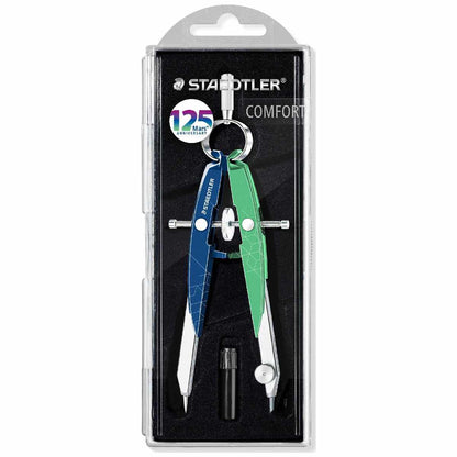 STAEDTLER Zirkel Mars comfort 556 00 Anniversary blau / grün