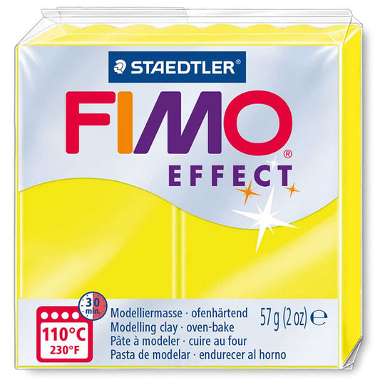 STAEDTLER Modelliermasse Fimo effect neon 57g 8010-101 gelb