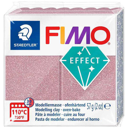 STAEDTLER Modelliermasse Fimo effect 57g 8010-212 rose gold glitter