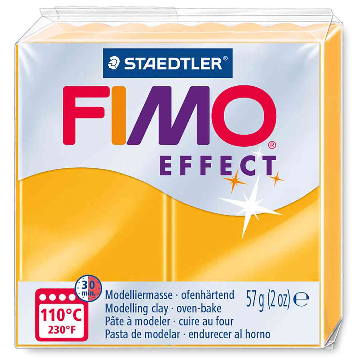 STAEDTLER Modelliermasse Fimo effect neon 57g 8010-401 orange