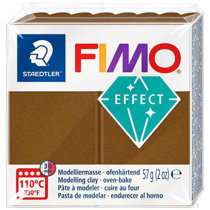STAEDTLER Modelliermasse Fimo effect 57g 8010-71 antique bronze metallic