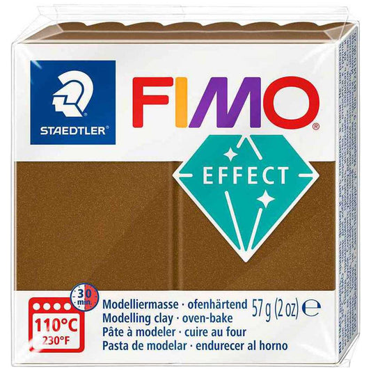 STAEDTLER Modelliermasse Fimo effect 57g 8010-71 antique bronze metallic