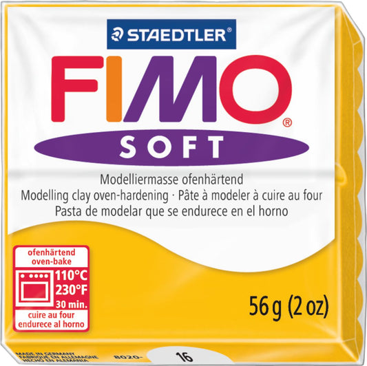 STAEDTLER Modelliermasse Fimo soft 57g 8020-16 sonnengelb
