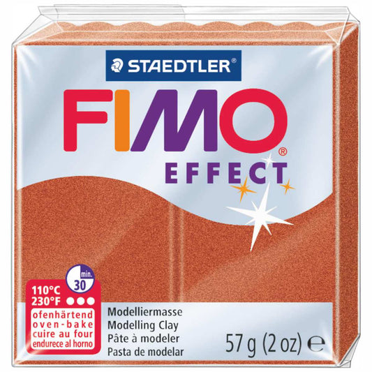 STAEDTLER Modelliermasse Fimo effect 57g 8010-27 kupfer metallic