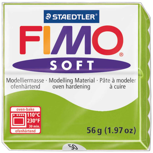 STAEDTLER Modelliermasse Fimo soft 57g 8020-50 apfelgrün