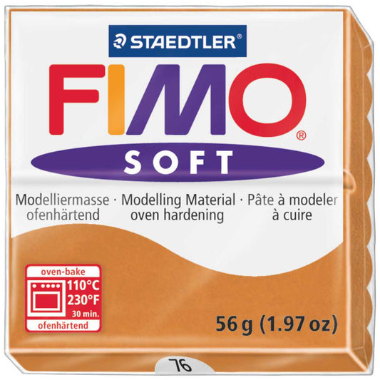 STAEDTLER Modelliermasse Fimo soft 57g 8020-76 cognac