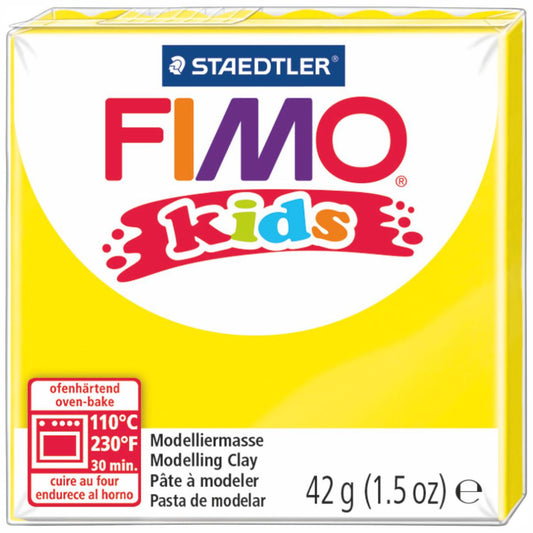 STAEDTLER Modelliermasse Fimo kids 42g 8030-1 gelb